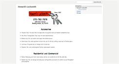 Desktop Screenshot of howardslocksmith.com